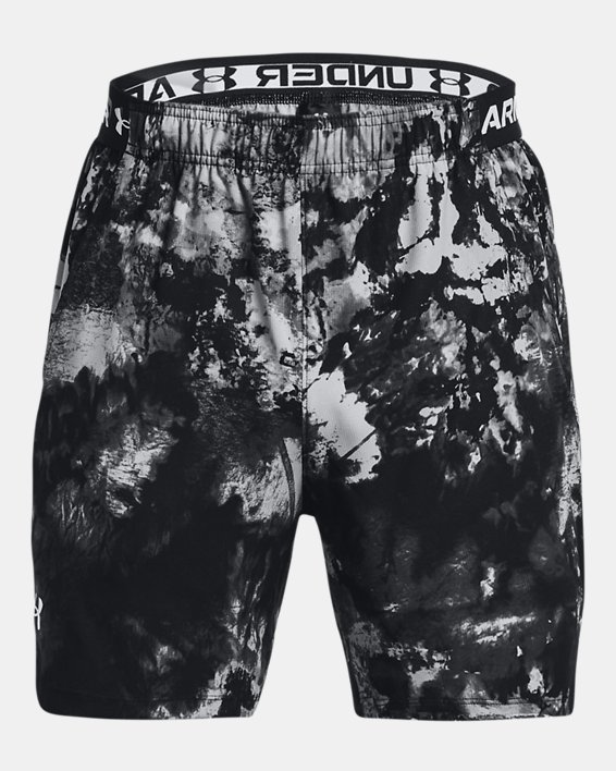 Men's UA Vanish Woven 6" Printed Shorts, Black, pdpMainDesktop image number 5